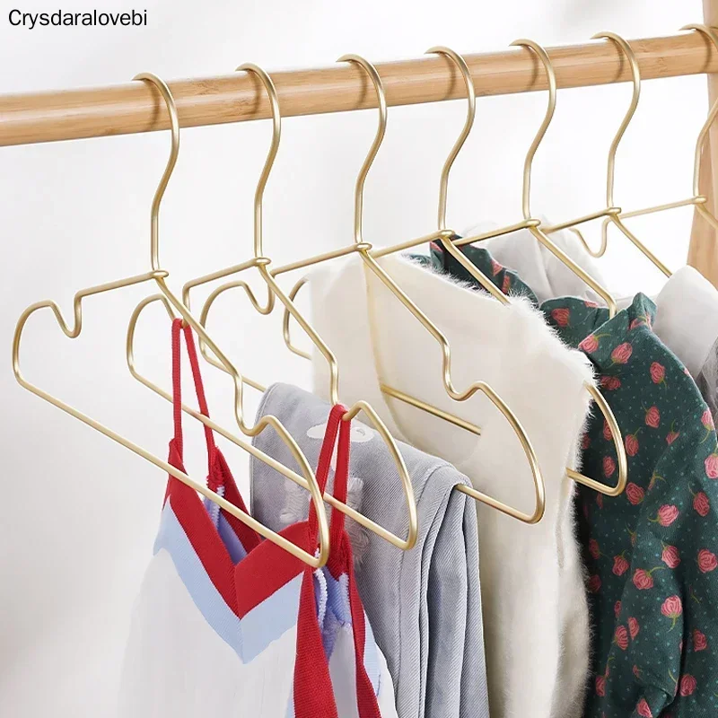 Baby Clothing Wardrobe - ไม้แขวนเสื้อเด็ก ไม้แขวนเสื้ออลูมิเนียมอัลลอยด์กันลื่น ไม้แขวนประหยัดพื้นที่ในตู้เสื้อผ้า ไม้แขวนเสื้อโค้ท กระโปรง ชุดเดรส