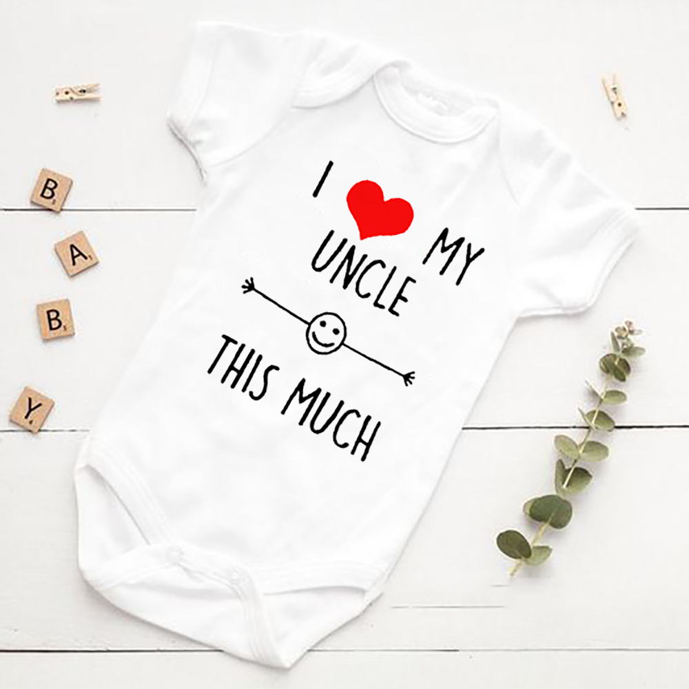 Baby Clothing Deals - I Love My Uncle มากนี้ทารกแรกเกิดทารก Romper