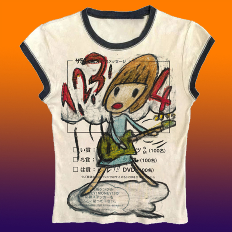 Baby Clothing For Sale - Y2K เกาหลีเสื้อผ้ายอดนิยม Emo ฤดูร้อนเด็ก Tee Streetwear