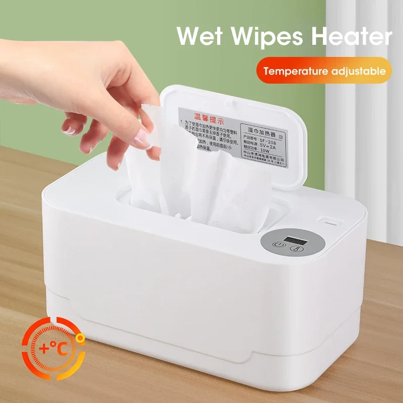 Baby Clothing Wash - เครื่องให้ความอบอุ่นในการเช็ดทารกเครื่องทำผ้าเช็ดตัวเปียกหน้าจอ LED แบบพกพาที่ชาร์จ USB กล่องอุ่นผ้าเช็ดปากสำหรับเด็กทารกที่บ้าน/รถ