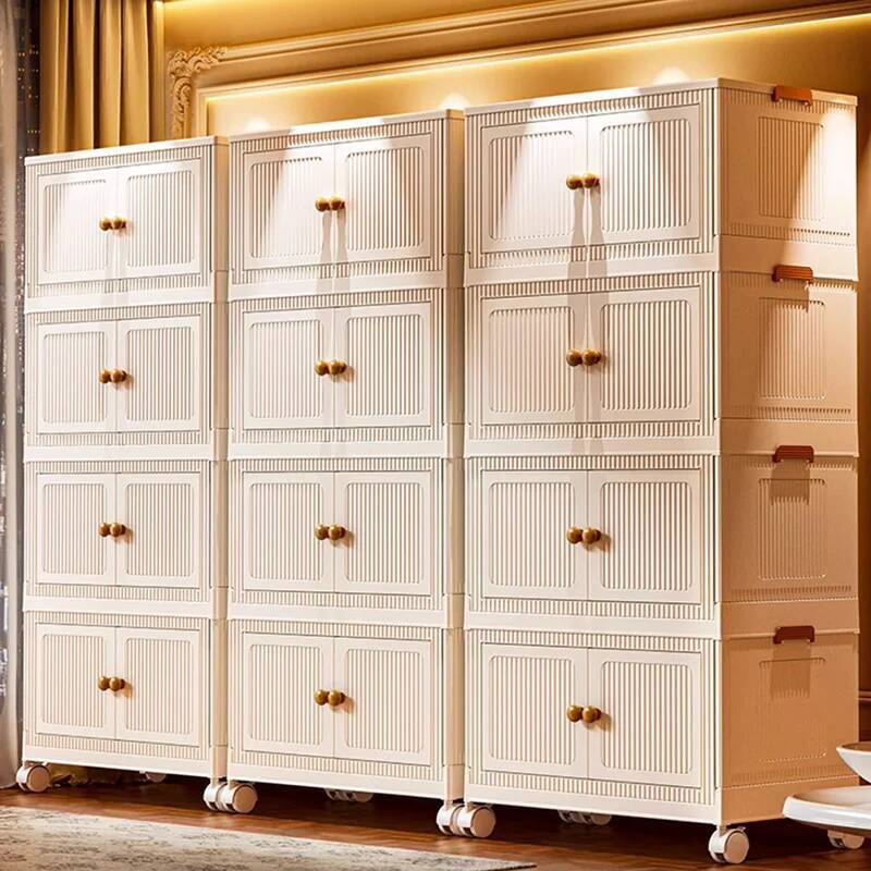 Baby Clothing Wardrobe - ตู้เสื้อผ้าเด็กแบบพับได้ ชั้นวางเสื้อผ้า ตู้พลาสติก ตู้เก็บของ ตู้เสื้อผ้า ตู้เสื้อผ้าสำหรับจัดระเบียบ