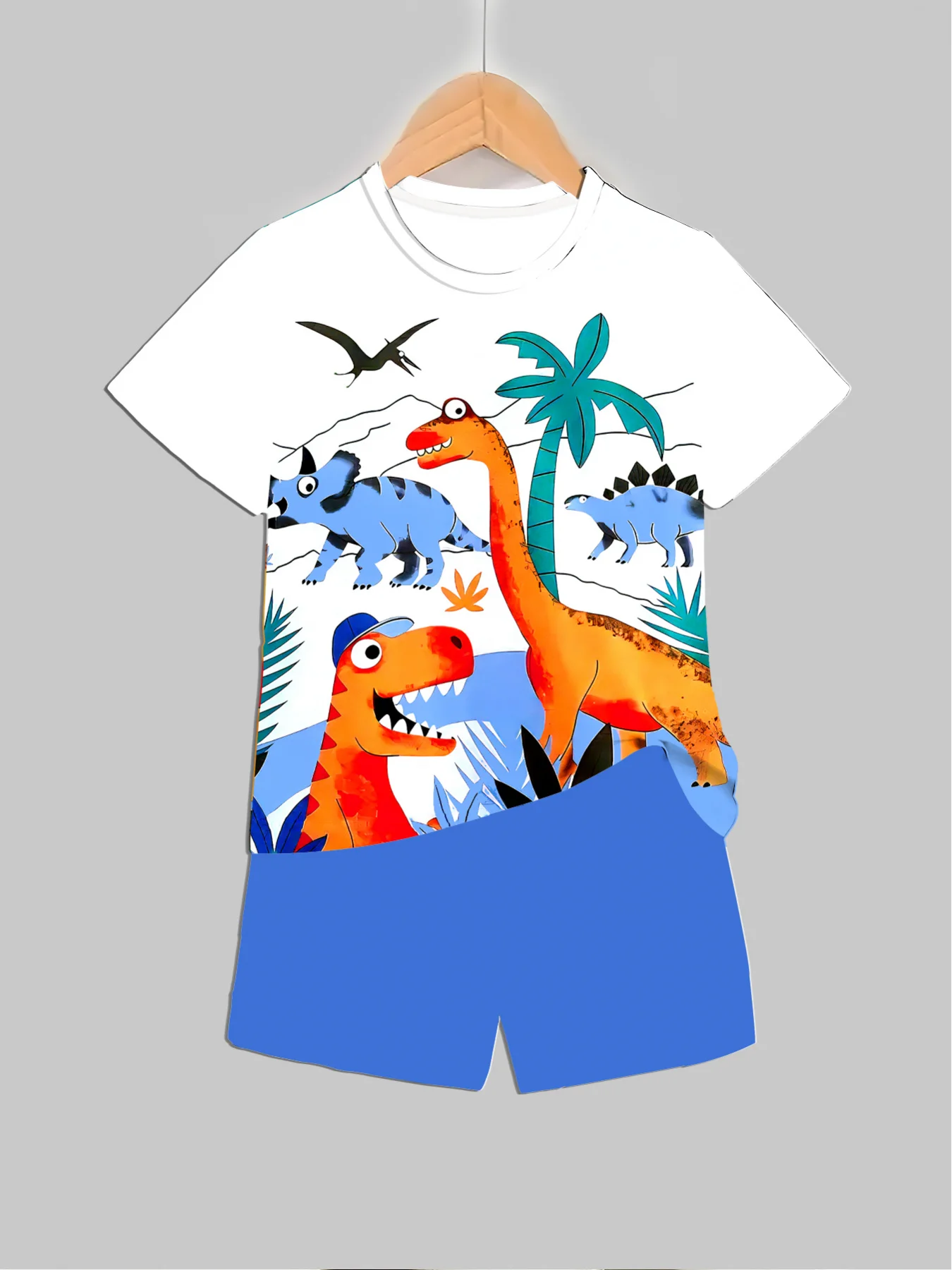 ชุดเสื้อผ้าพิมพ์ลายไดโนเสาร์ให - Baby Clothing For Girls บทวิจารณ์และราคา