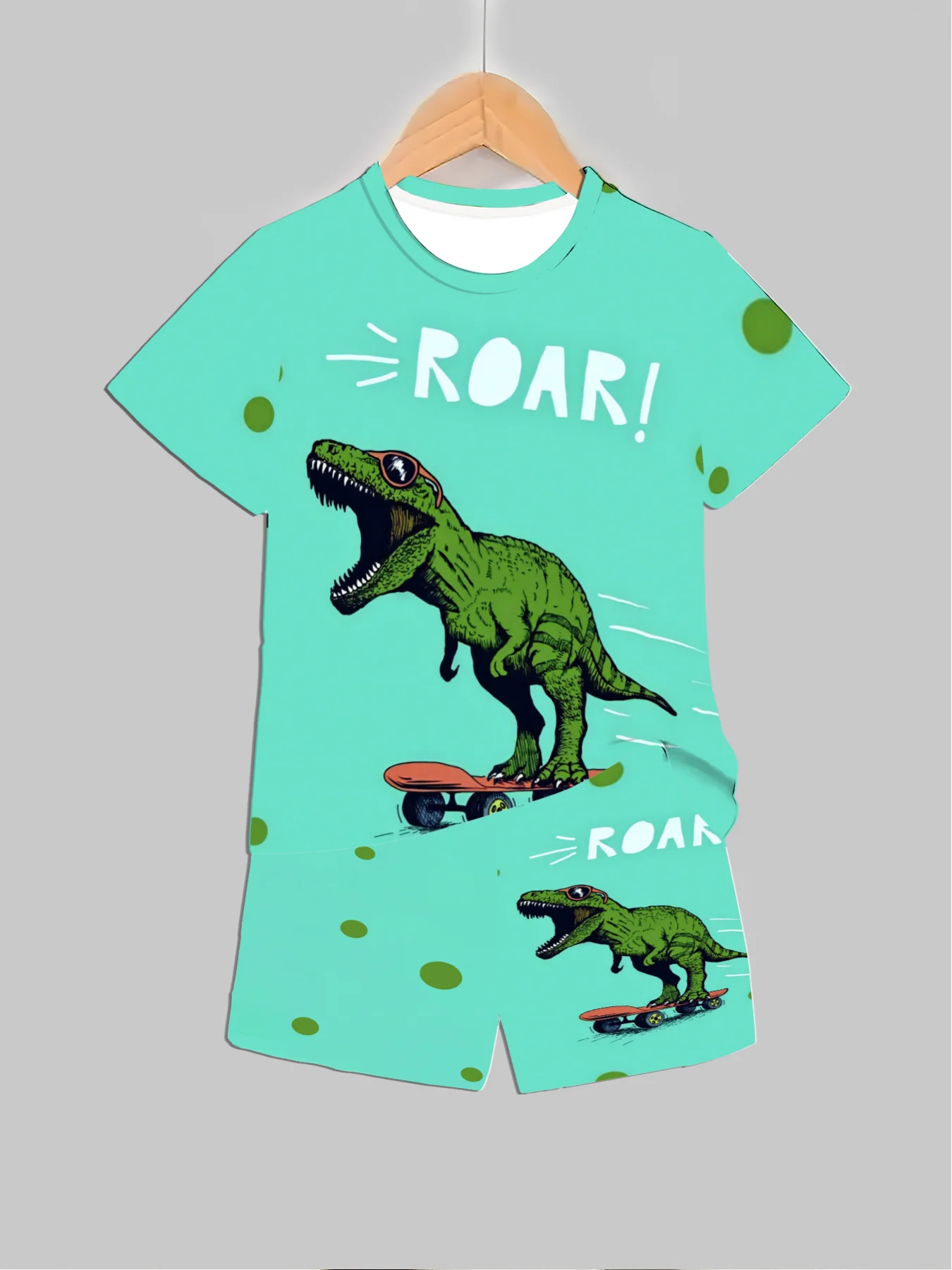 ชุดเสื้อผ้าพิมพ์ลายไดโนเสาร์ให - Baby Clothing For Girls บทวิจารณ์และราคา