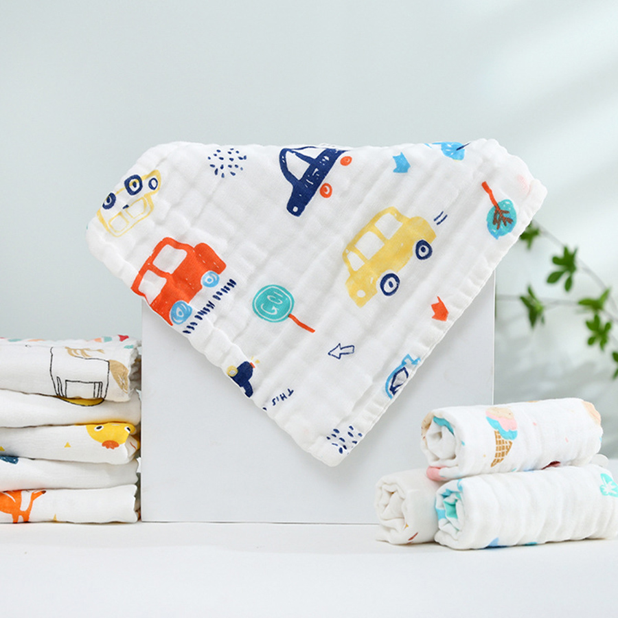 ผ้าเช็ดตัวเด็ก 1/5 ชิ้น สีสุ่ม - Baby Clothing Wash บทวิจารณ์และราคา
