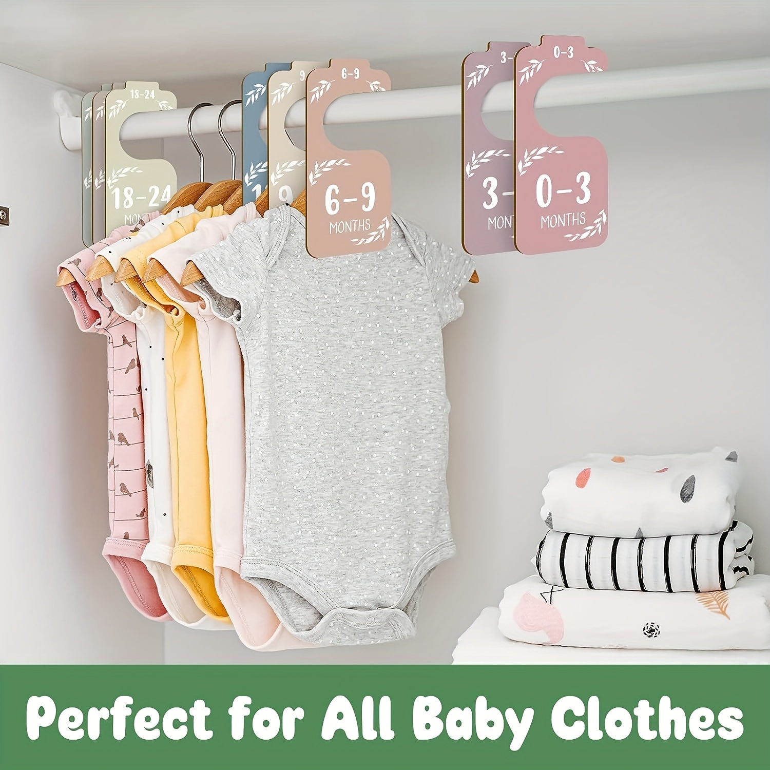 8 ชิ้นไม้ Baby Closet แบ่งสําห - Baby Clothing Wardrobe บทวิจารณ์และราคา