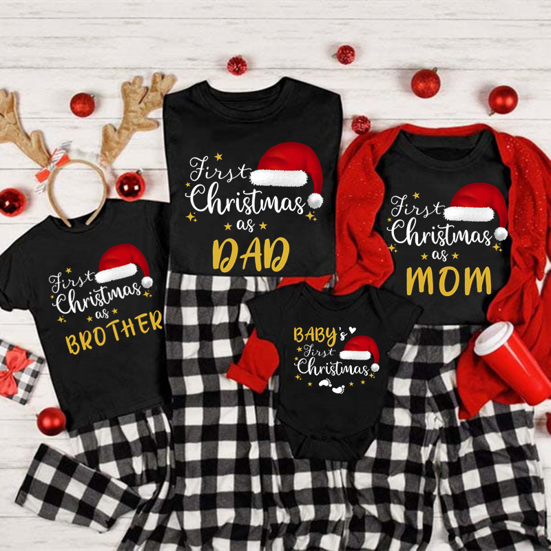 เสื้อยืดคริสต์มาสสำหรับครอบครั - Baby Xmas Clothing บทวิจารณ์และราคา