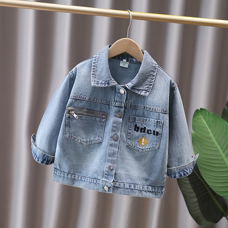 สไตล์น่ารักเด็กทารก DENIM แจ็ค - Baby Clothing For Girls บทวิจารณ์และราคา
