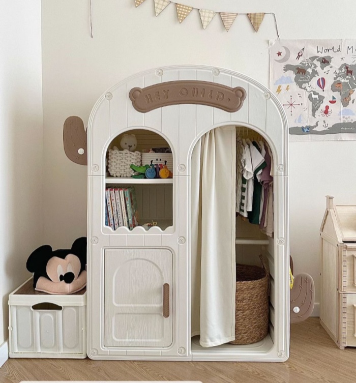 ตู้เสื้อผ้าเด็ก ตู้เก็บของในห้ - Baby Clothing Wardrobe บทวิจารณ์และราคา