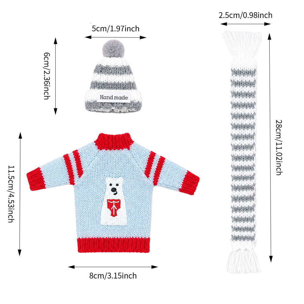 เสื้อกันหนาวตุ๊กตาคริสต์มาส หม - Baby Xmas Clothing บทวิจารณ์และราคา