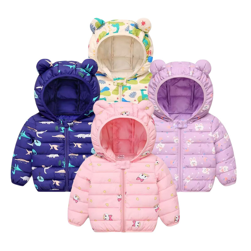 เด็กฝ้ายเสื้อเด็กการ์ตูนลงเสื้ - Baby Clothing Zip บทวิจารณ์และราคา