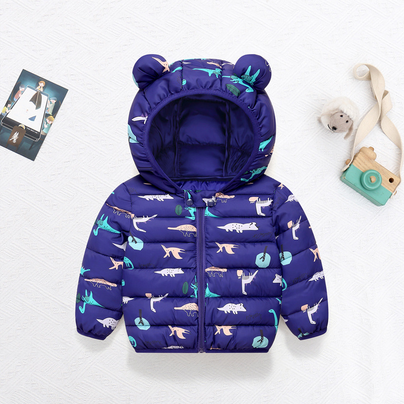 เด็กฝ้ายเสื้อเด็กการ์ตูนลงเสื้ - Baby Clothing Zip บทวิจารณ์และราคา