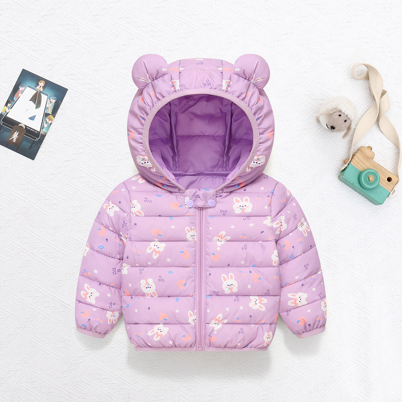 เด็กฝ้ายเสื้อเด็กการ์ตูนลงเสื้ - Baby Clothing Zip บทวิจารณ์และราคา