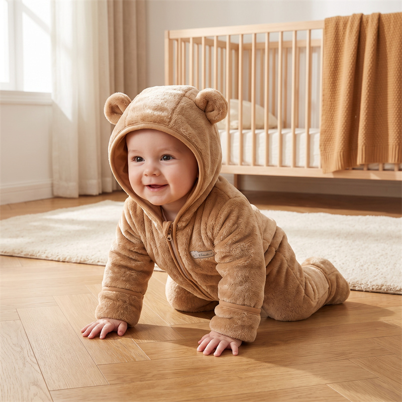 ชุดบอดี้สูทเด็กแรกเกิด ผ้าฟลาน - Baby Clothing Zip บทวิจารณ์และราคา