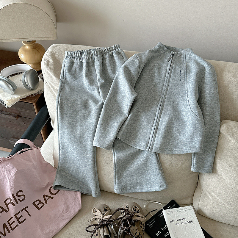 ชุดกีฬาเด็กผู้หญิง 2 ชิ้น/ชุด  - Baby Clothing Zip บทวิจารณ์และราคา